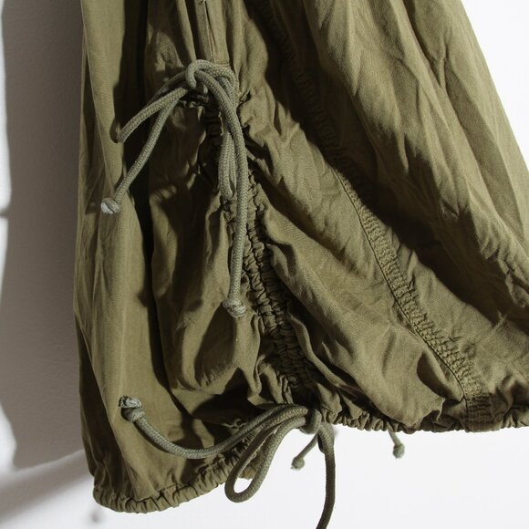 Free People Picture Perfect Parachute Skirt Avocado Tree Green Cotton Size Small - Picture 7 of 14